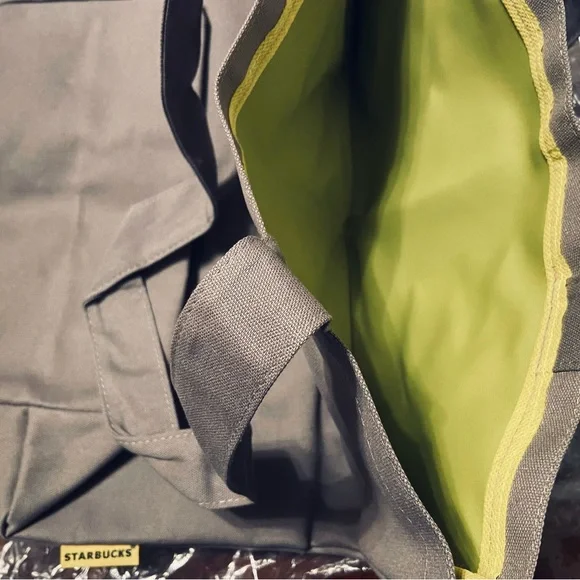 Starbucks New York City Statue of Liberty Canvas Tote Bag - Picture 5 of 5